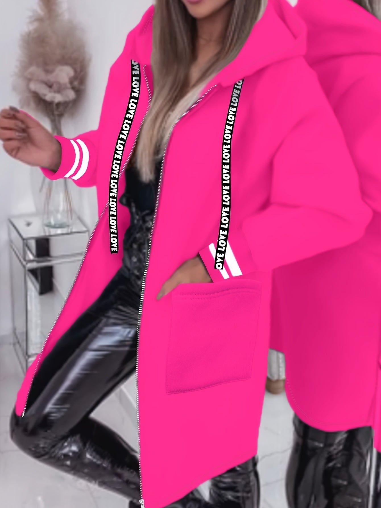 Nicola™ | Langärmelige Jacke Mit Seitentaschen