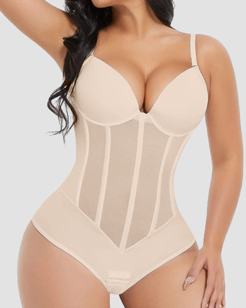Tyros™ | Damen Mesh Korsett Bodysuit