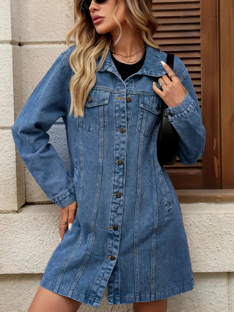 Tacie™ | Jeansjacke Mit Vordertaschen