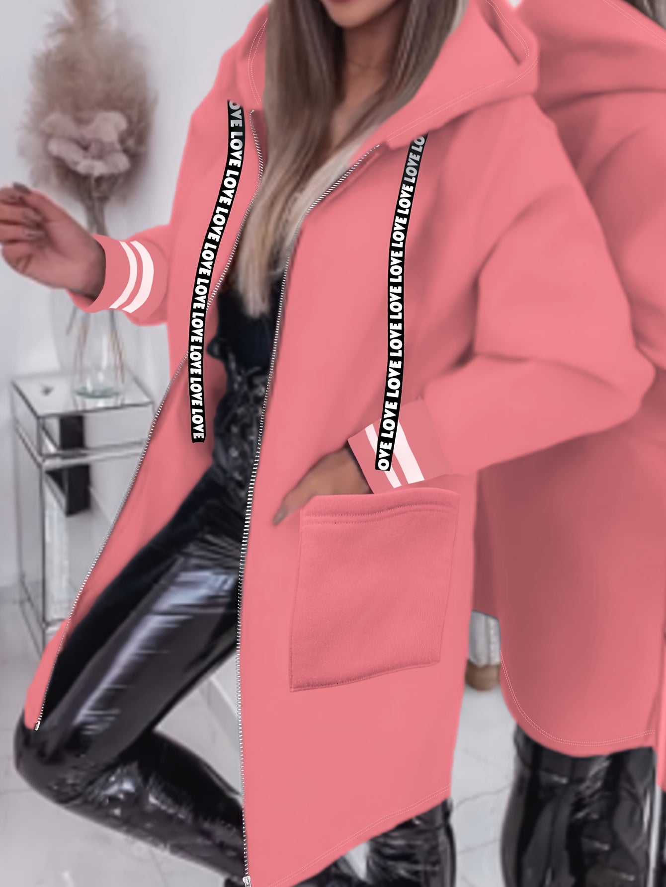 Nicola™ | Langärmelige Jacke Mit Seitentaschen