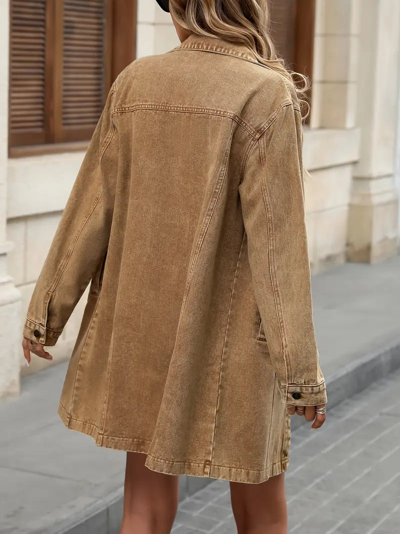 Tacie™ | Jeansjacke Mit Vordertaschen