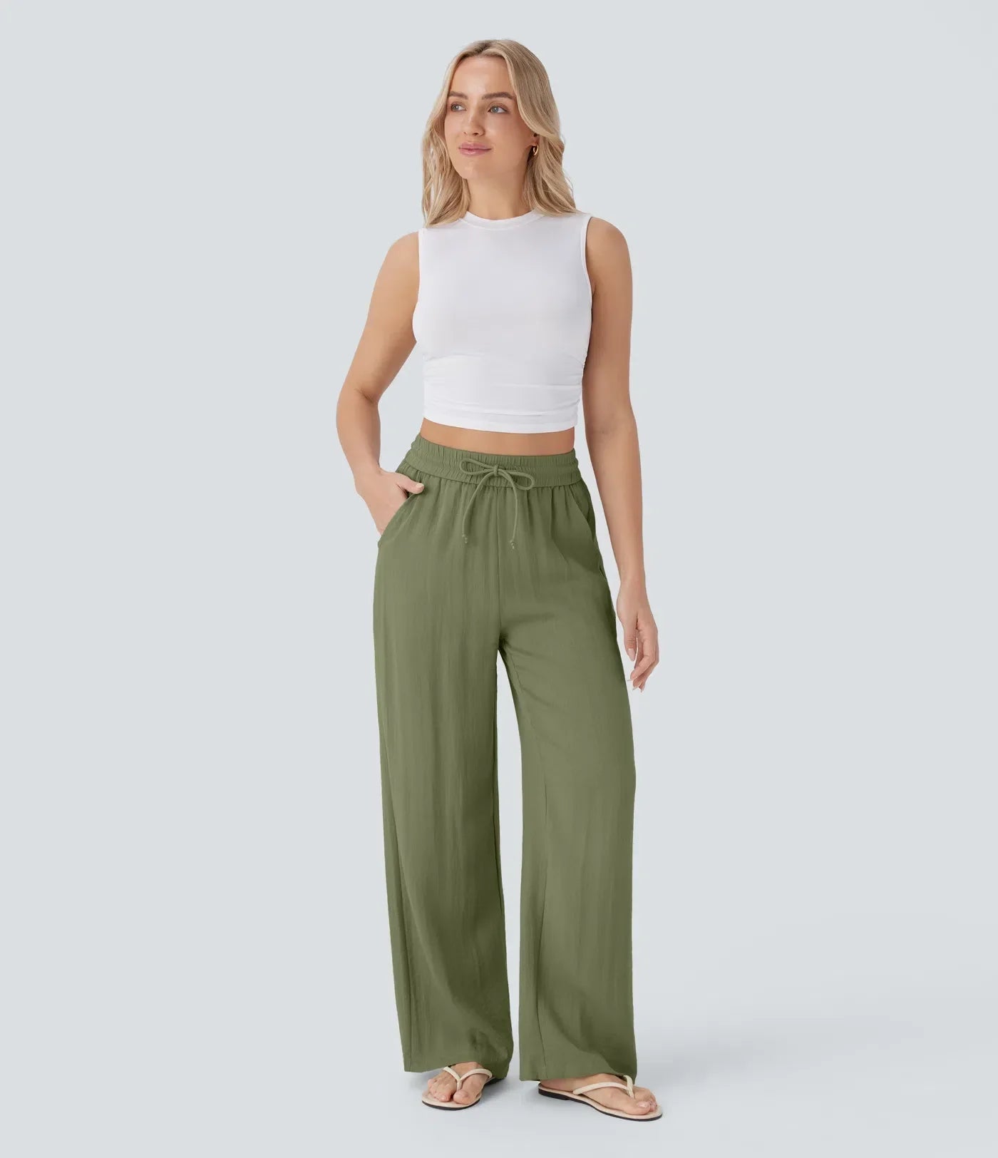 Zafeiria™ | Elegante Leinenhosen