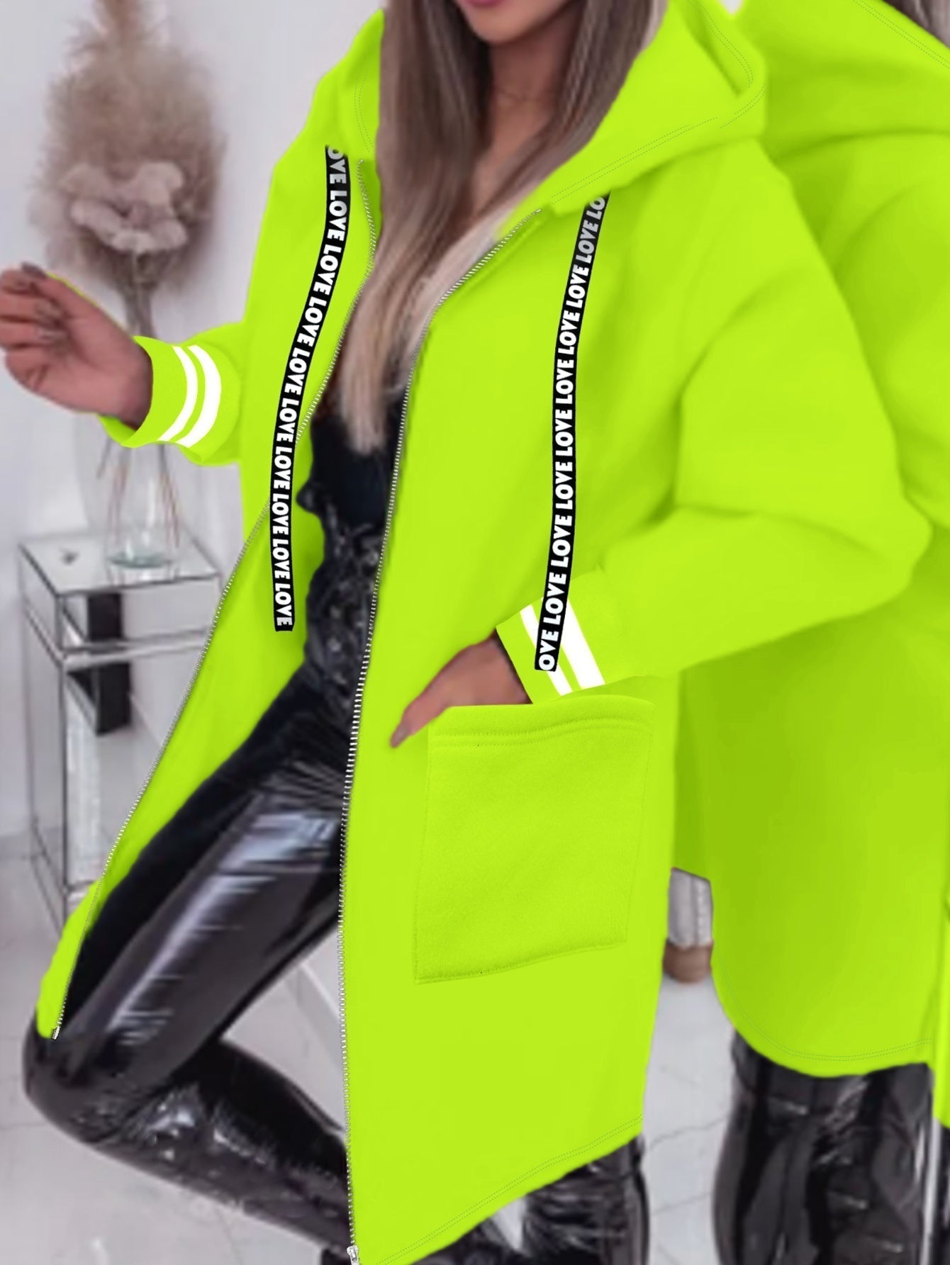 Nicola™ | Langärmelige Jacke Mit Seitentaschen