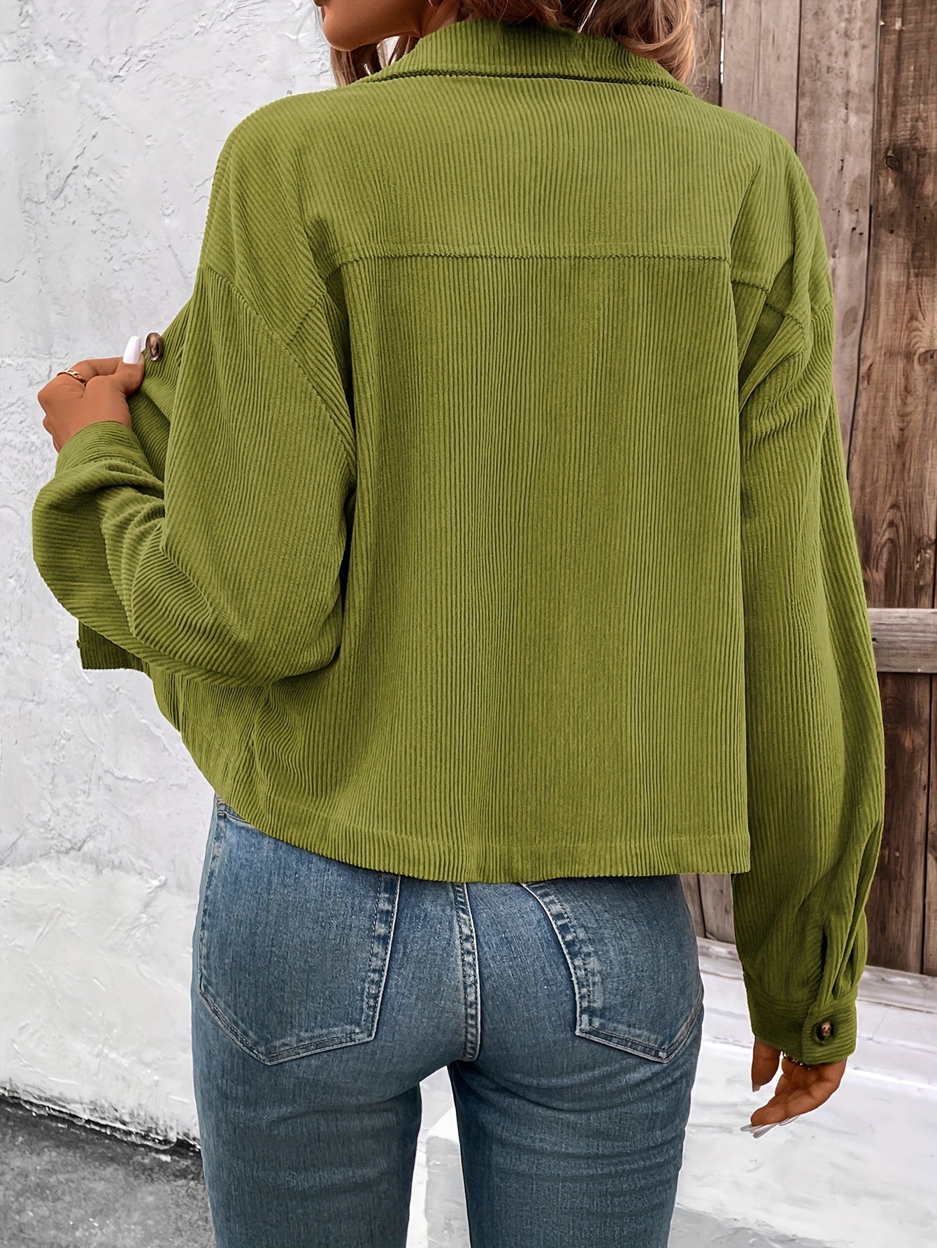 Nichola™ | Langärmelige Jacke Mit Knopfleiste