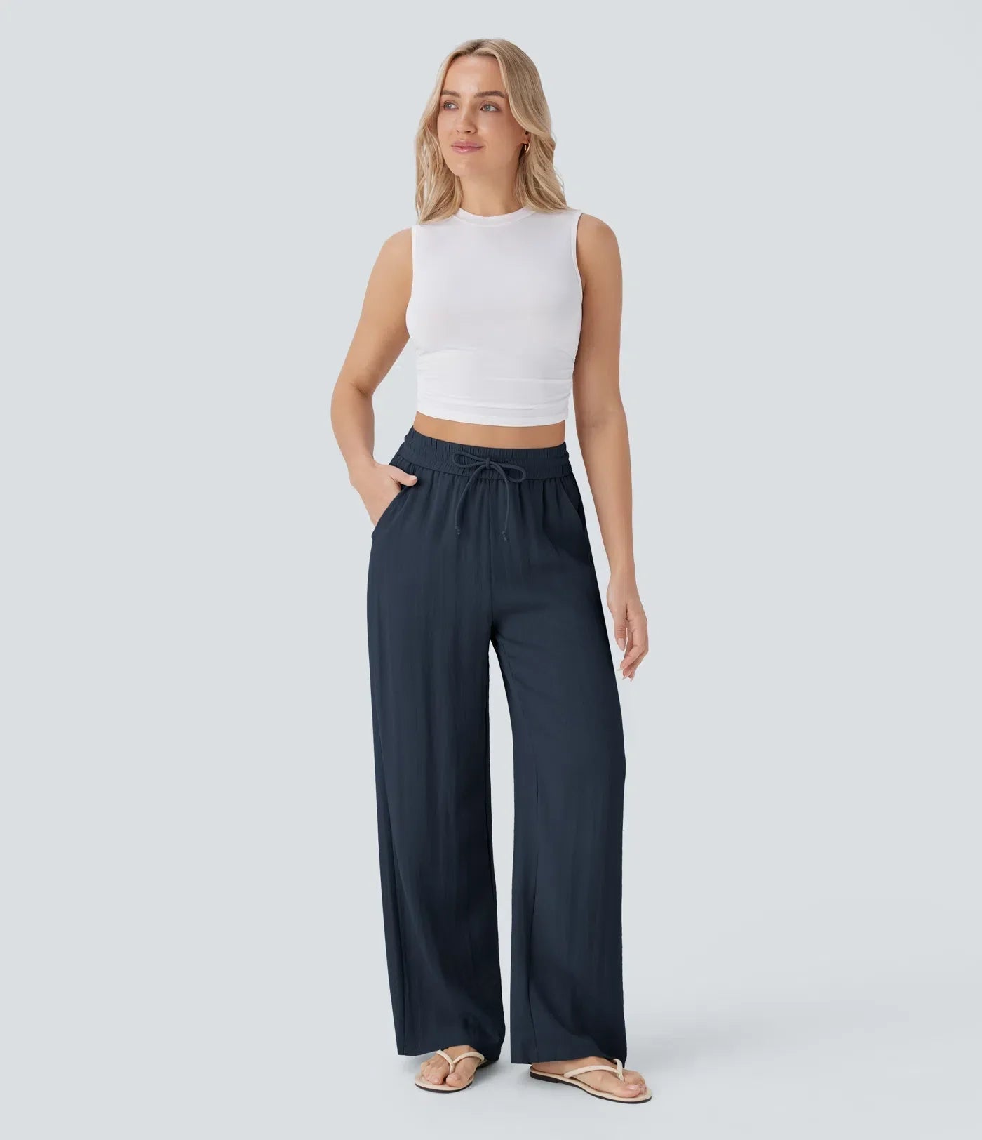 Zafeiria™ | Elegante Leinenhosen