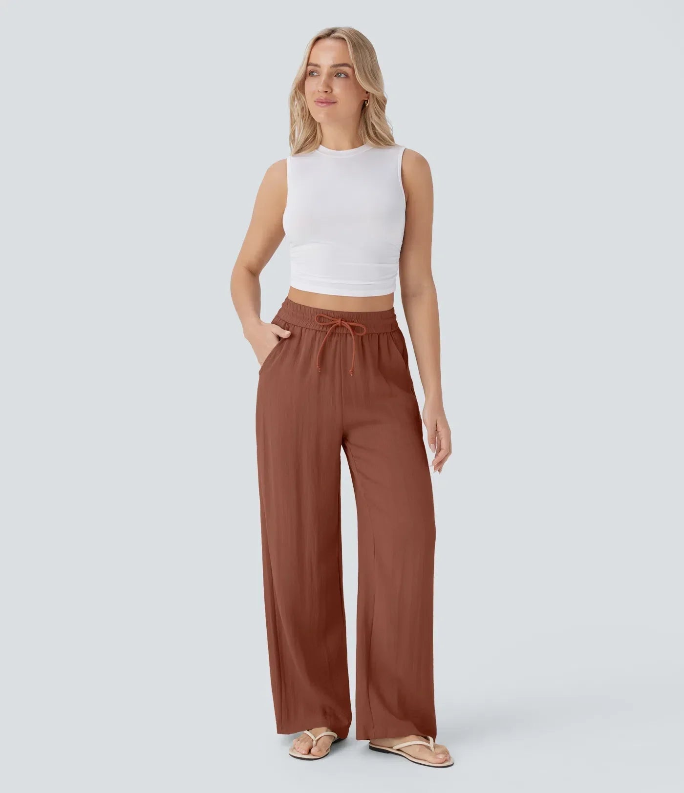 Zafeiria™ | Elegante Leinenhosen
