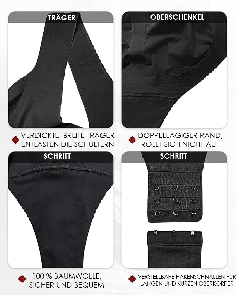 Tyros™ | Damen Bauchweg Body Sommer V-Ausschnitt
