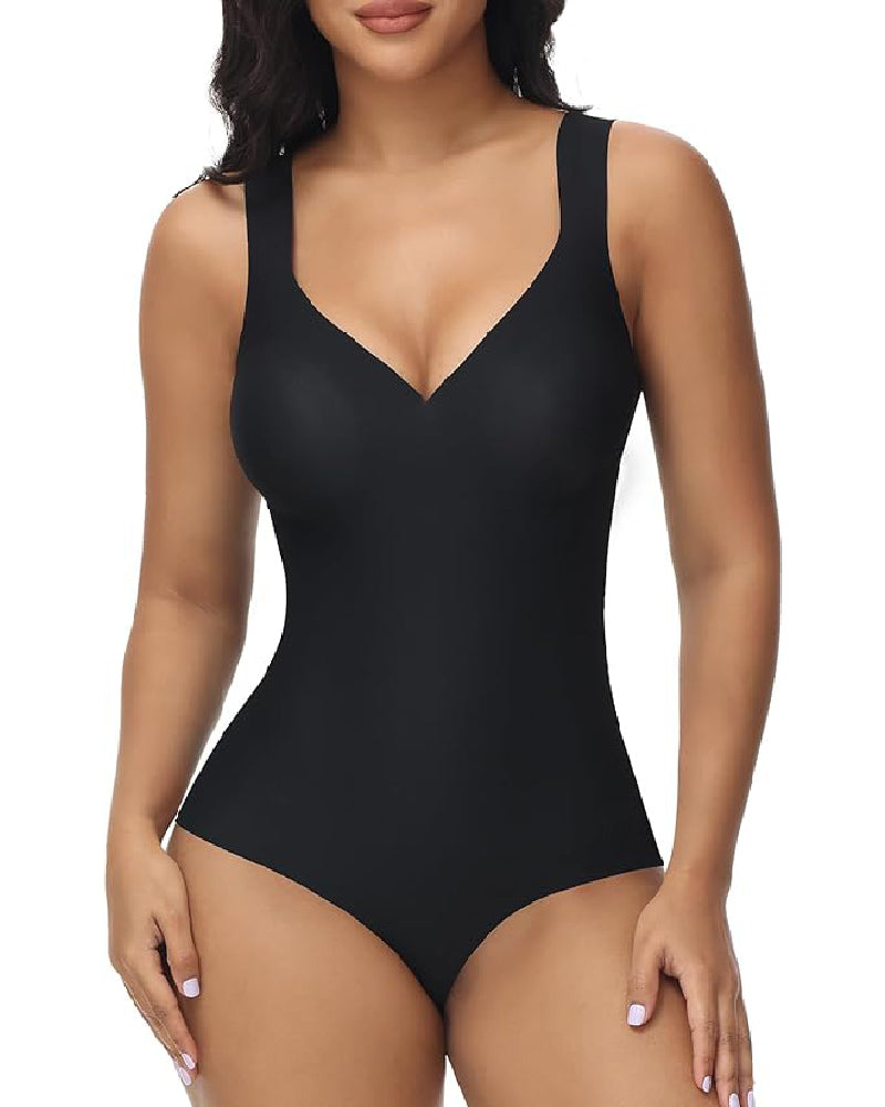 Tyros™ | Damen Bauchweg Body Sommer V-Ausschnitt
