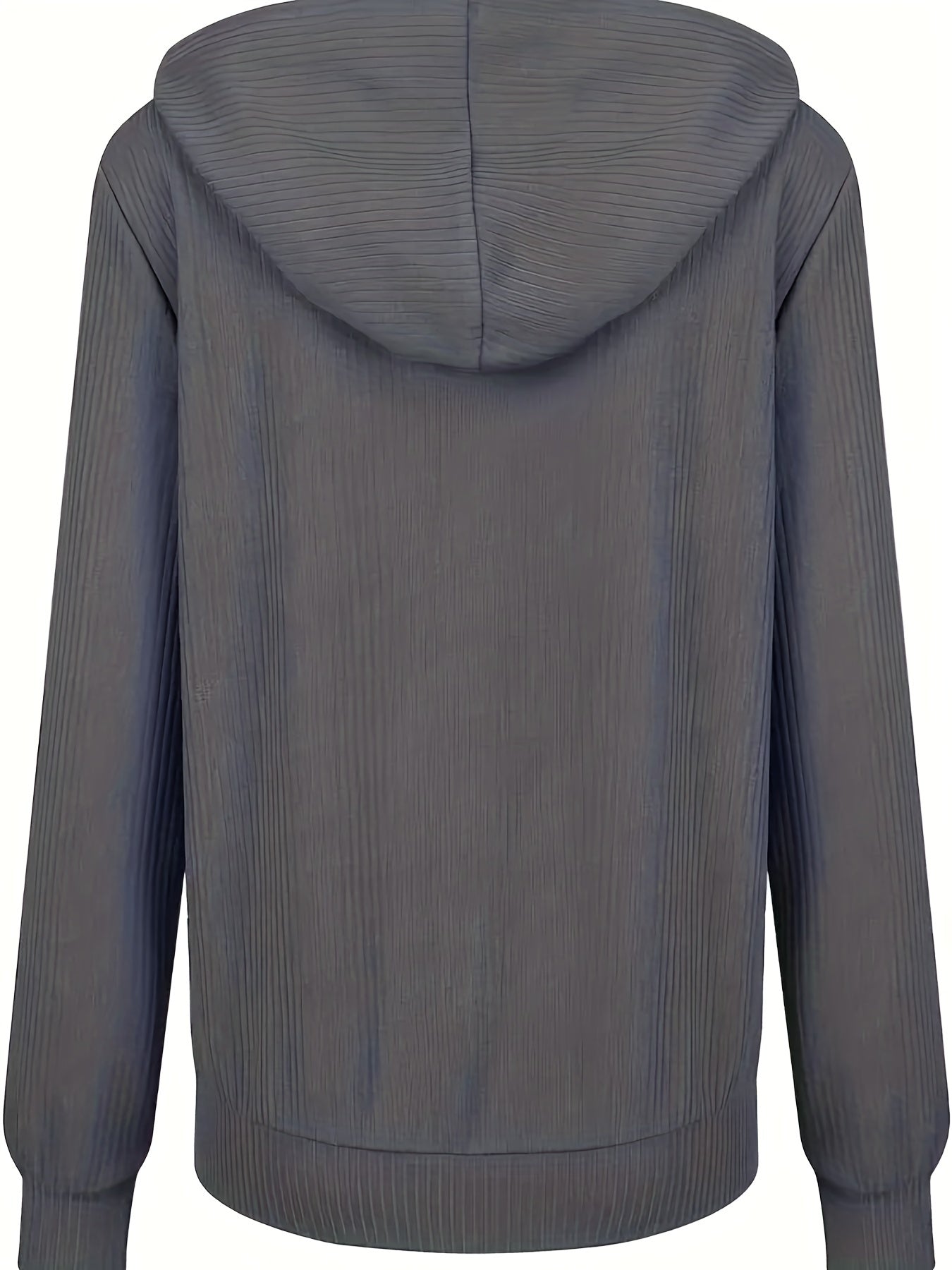 Moira™ | Langärmelige Kapuzenjacke Mit Reißverschluss Und Kordelzug