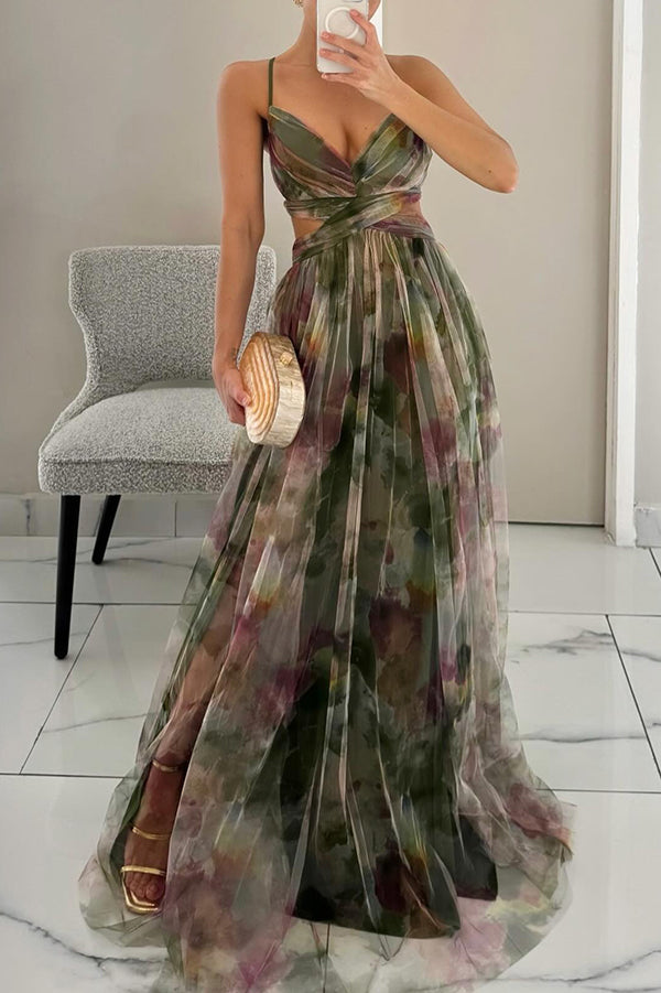 Giselle™ | Bezauberndes Maxikleid mit Blumenmuster