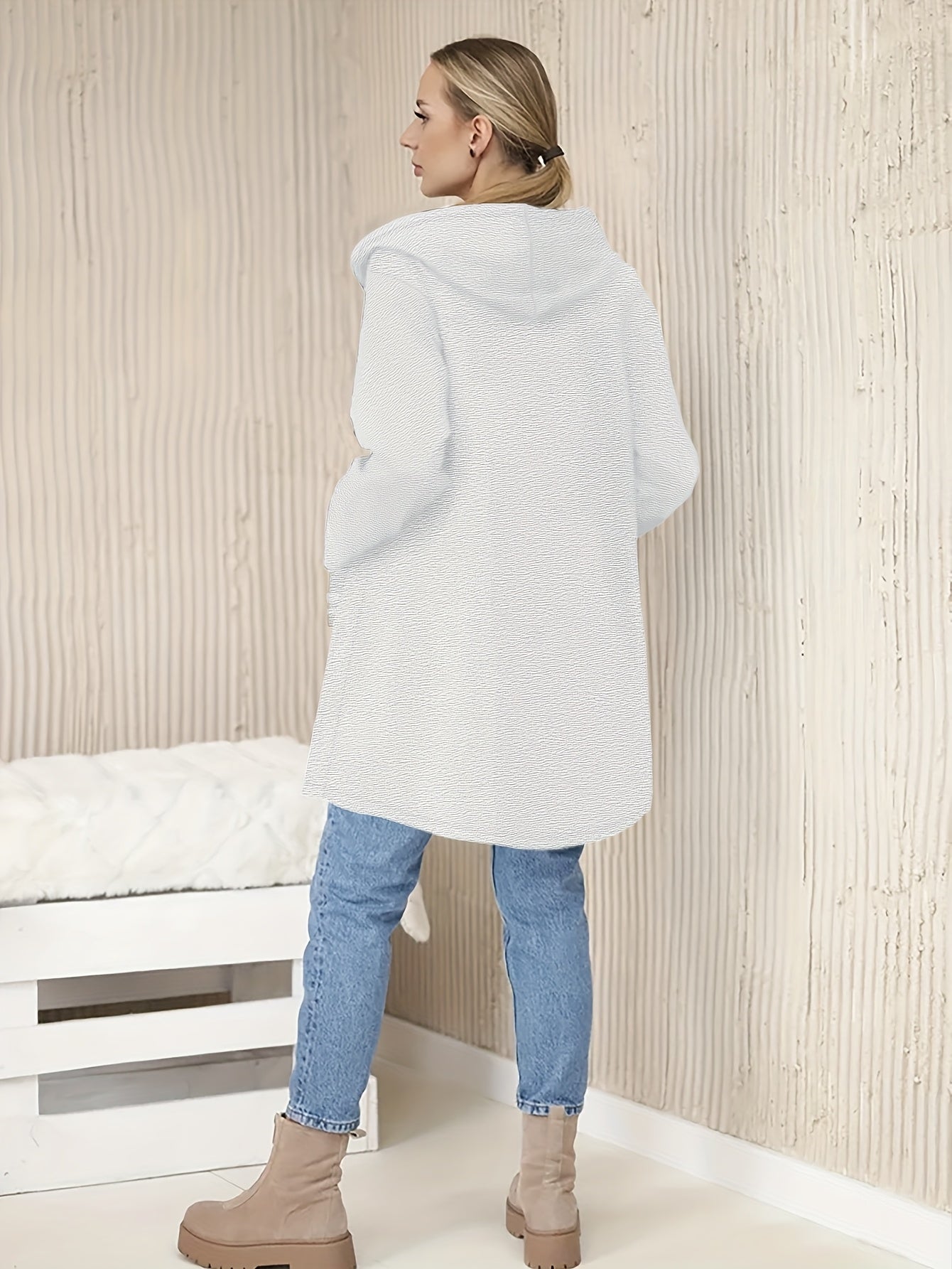Nicola™ | Langärmelige Jacke Mit Seitentaschen