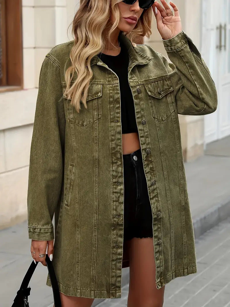 Tacie™ | Jeansjacke Mit Vordertaschen