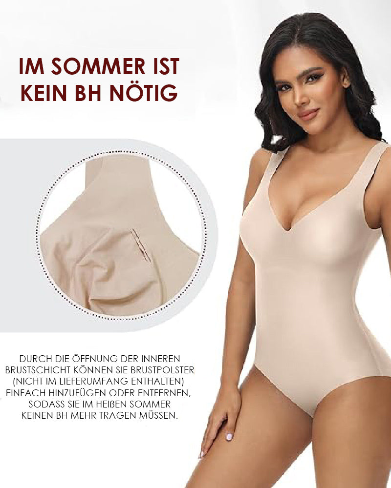 Tyros™ | Damen Bauchweg Body Sommer V-Ausschnitt