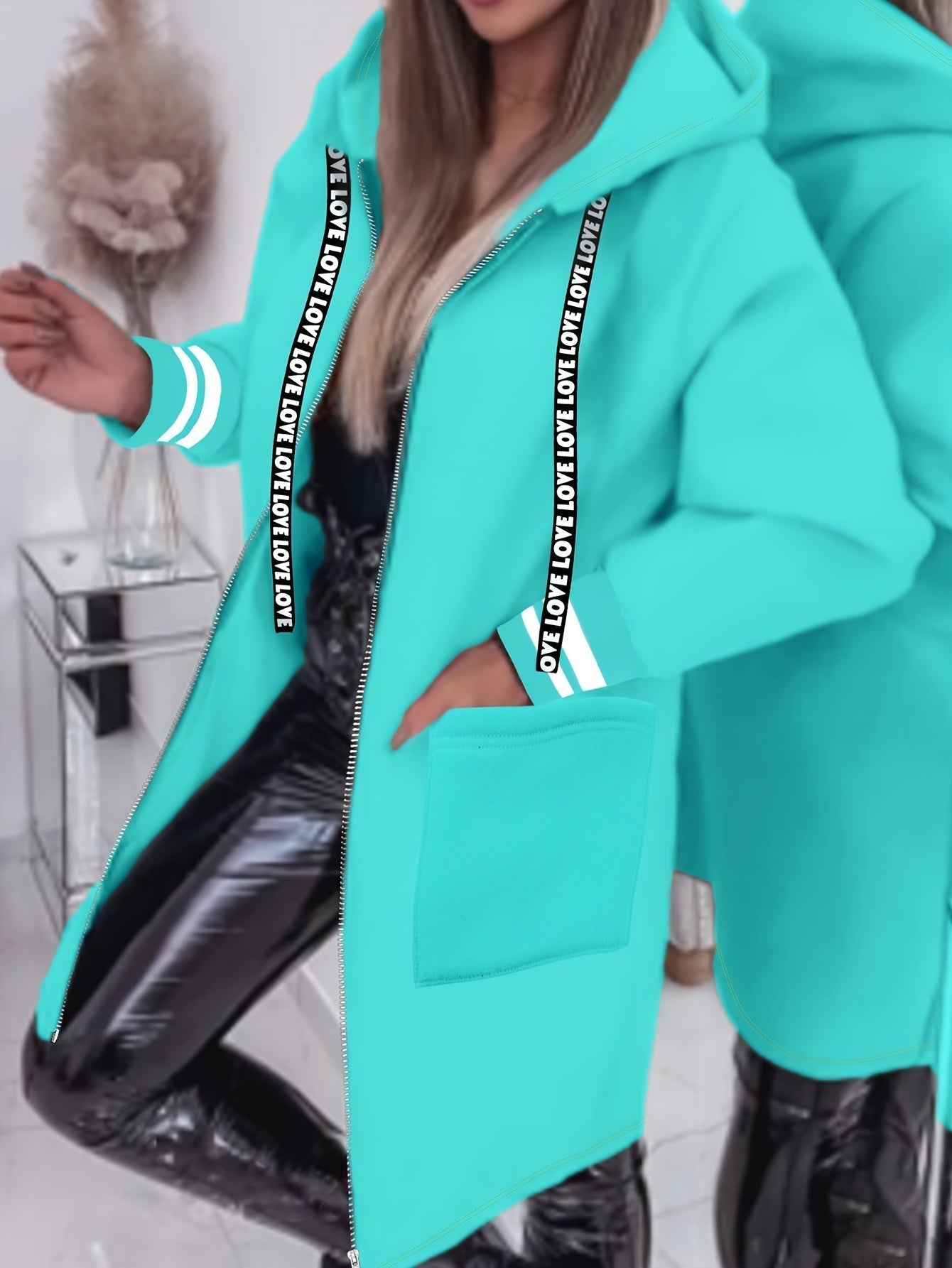Nicola™ | Langärmelige Jacke Mit Seitentaschen