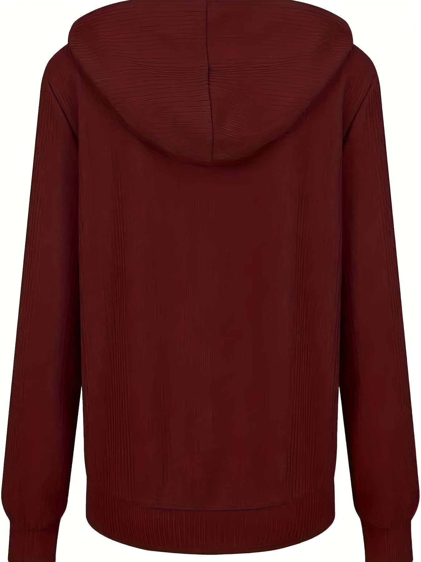 Moira™ | Langärmelige Kapuzenjacke Mit Reißverschluss Und Kordelzug