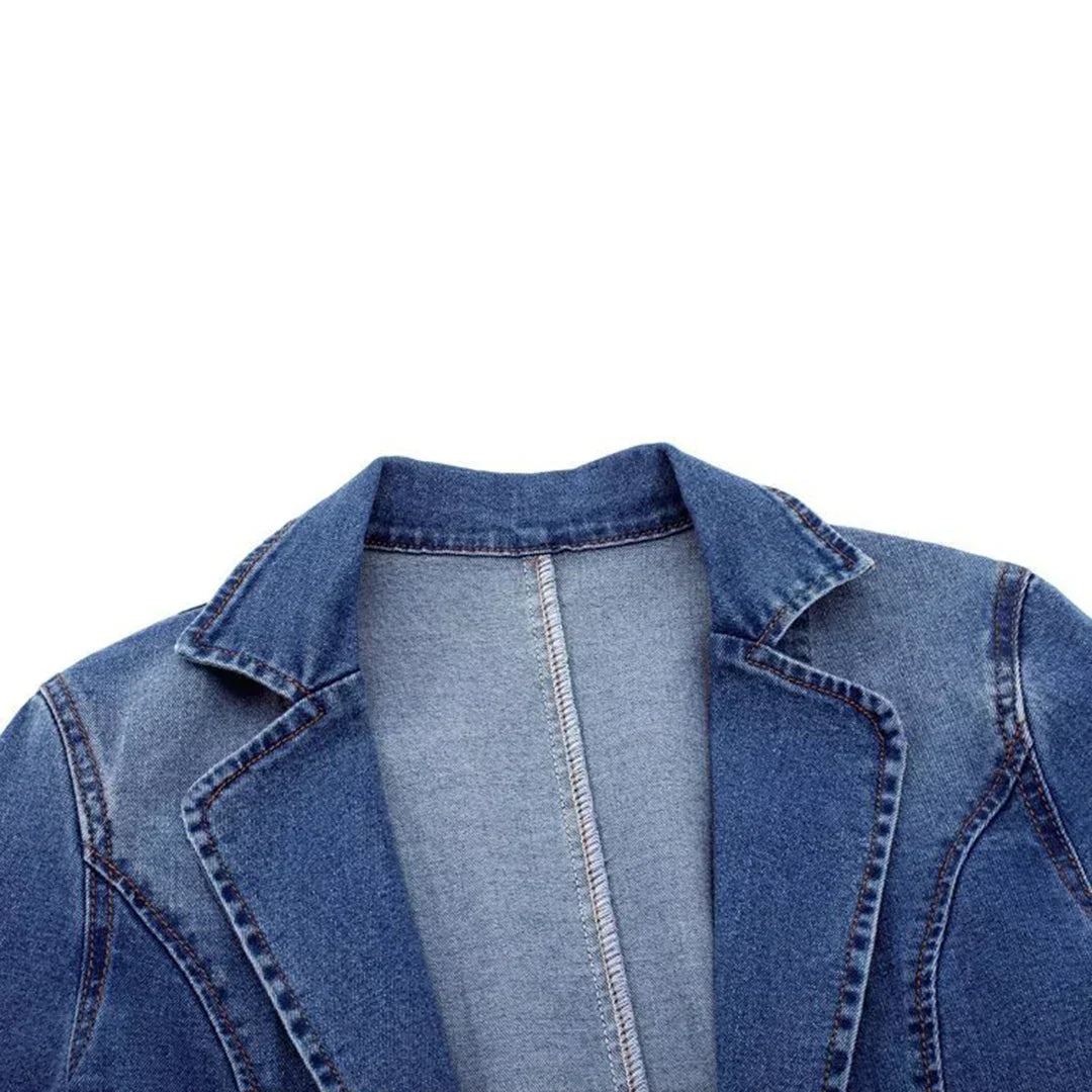 Bogumiła™ | Stilvoller Denim Blazer