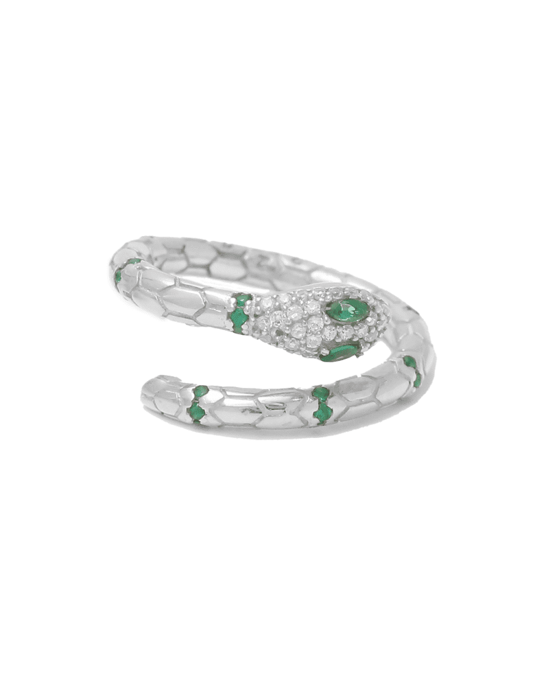 Tyros™ | Green Snaky Ring