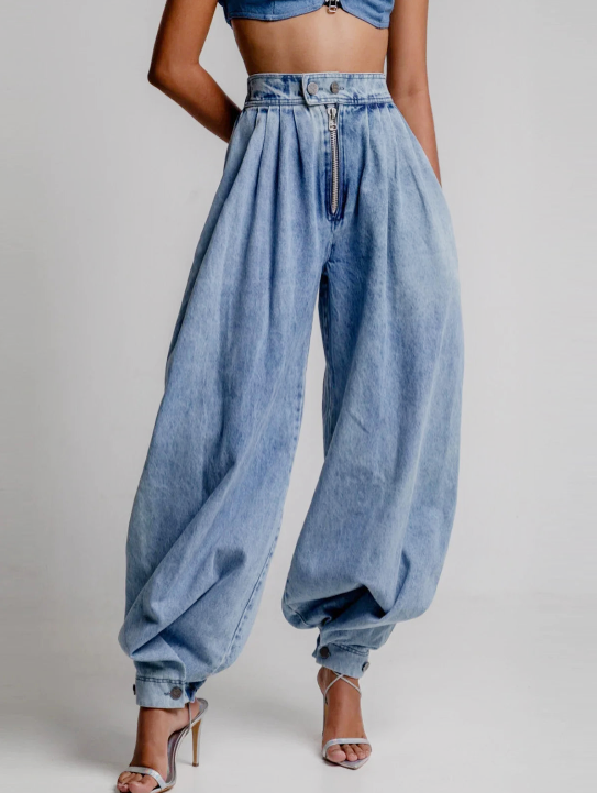 Una™ | High-Waist Balloon-Jeans