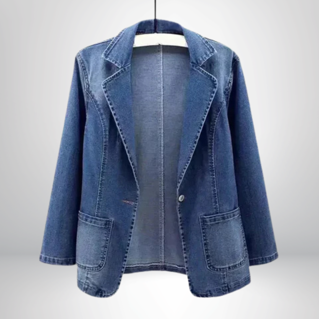 Bogumiła™ | Stilvoller Denim Blazer