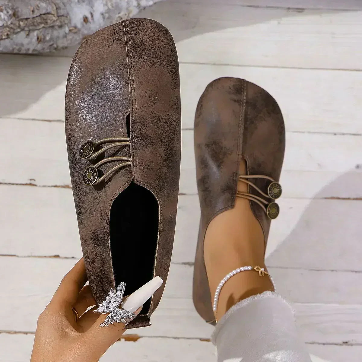 Lydia™ | Orthopädische Hüttenschuhe aus weichem Wildleder