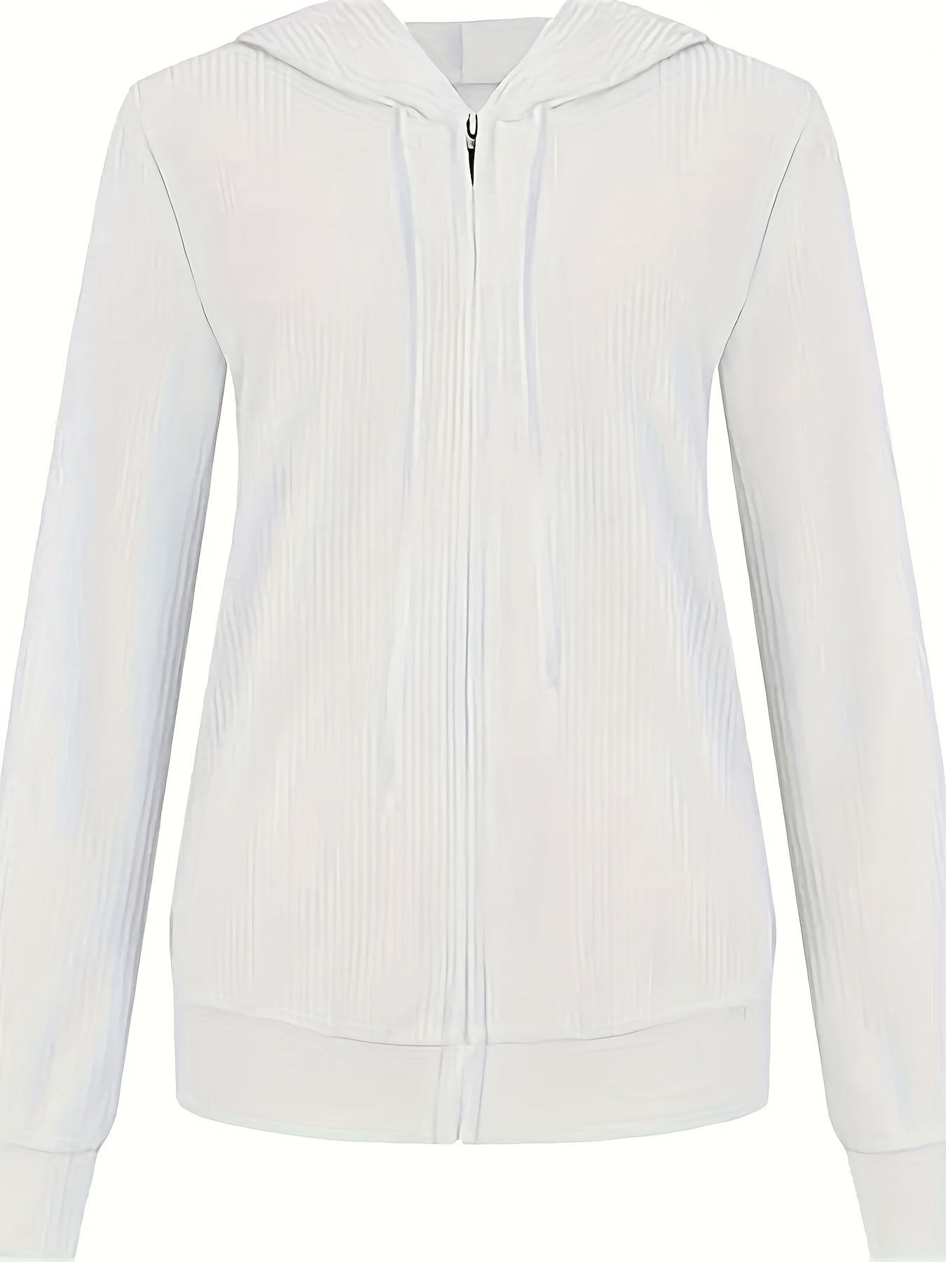 Moira™ | Langärmelige Kapuzenjacke Mit Reißverschluss Und Kordelzug