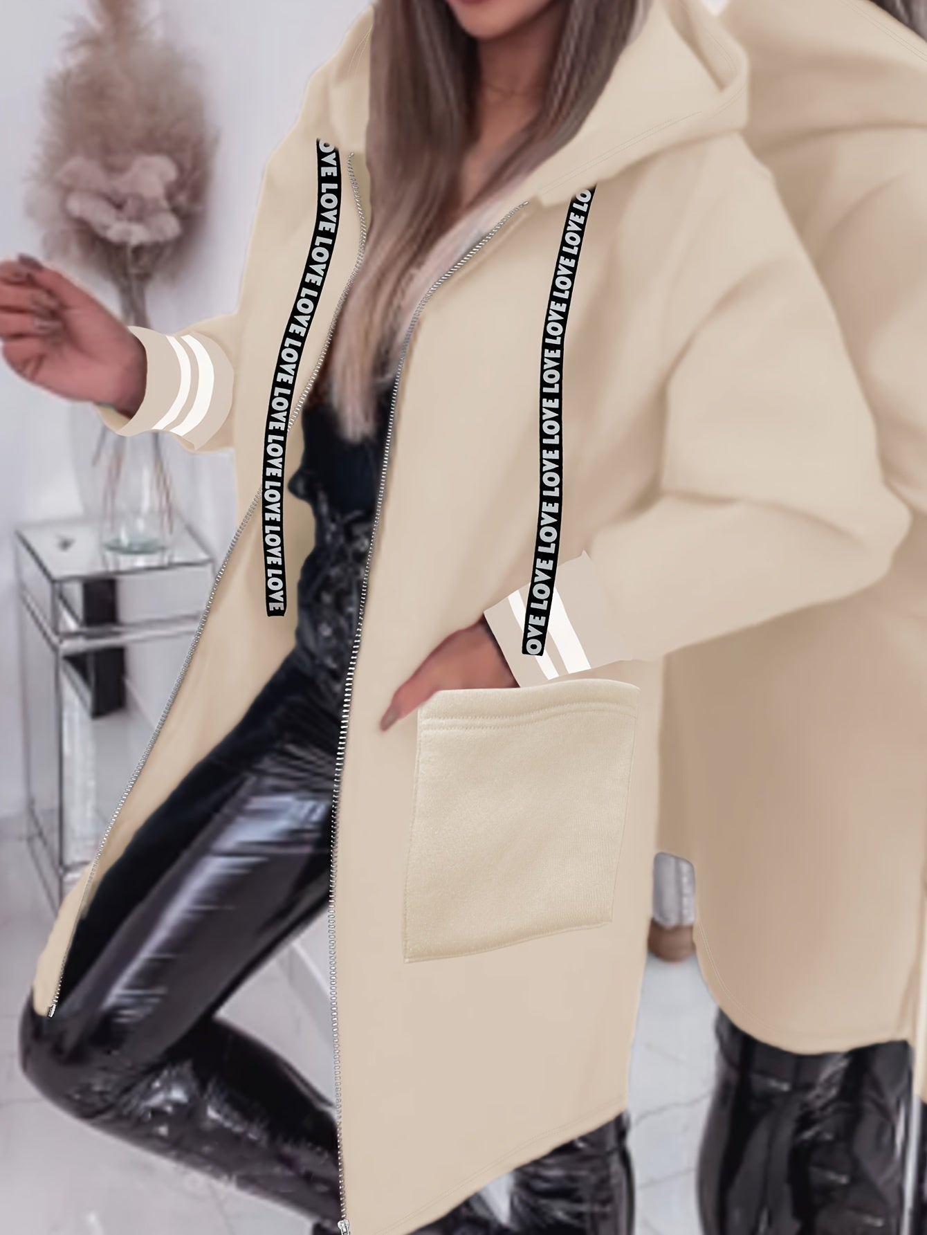 Nicola™ | Langärmelige Jacke Mit Seitentaschen