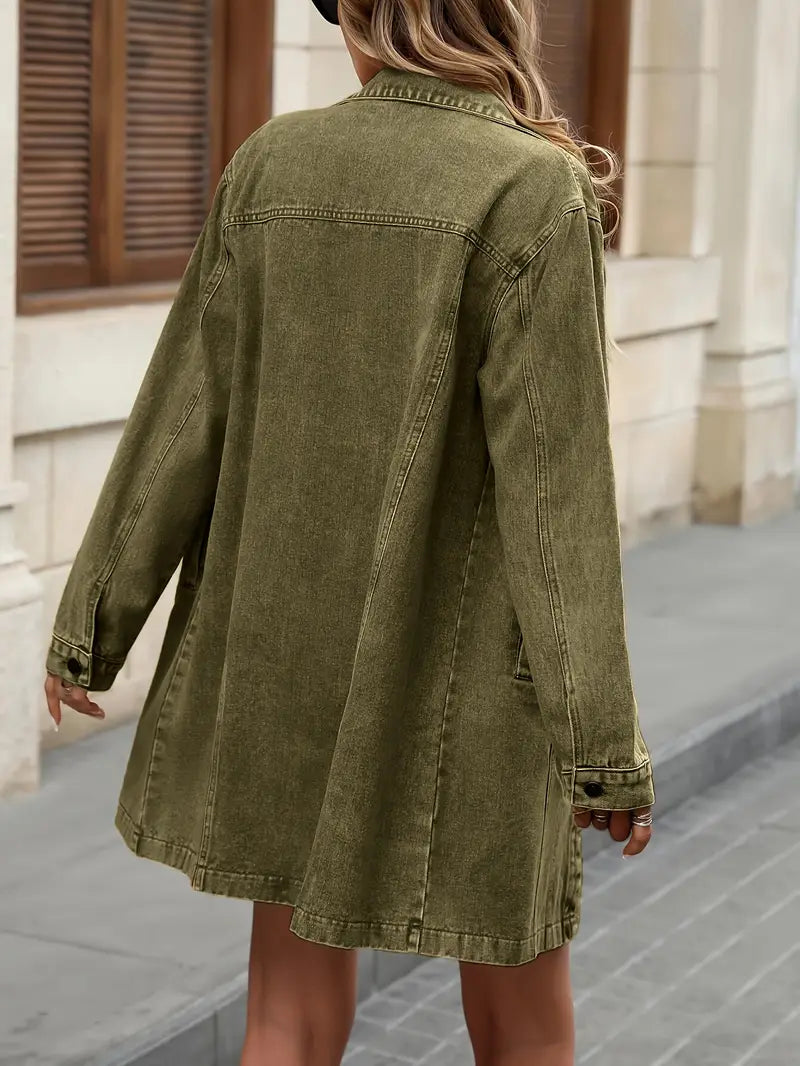 Tacie™ | Jeansjacke Mit Vordertaschen
