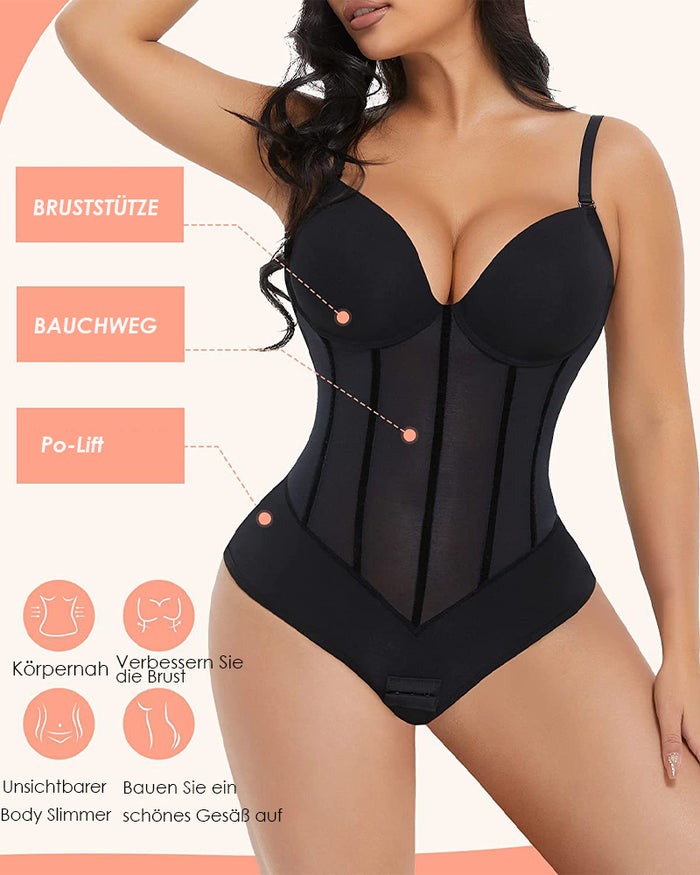 Tyros™ | Damen Mesh Korsett Bodysuit