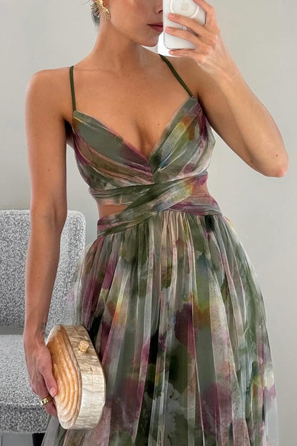 Giselle™ | Bezauberndes Maxikleid mit Blumenmuster