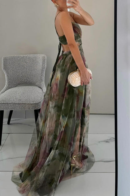 Giselle™ | Bezauberndes Maxikleid mit Blumenmuster