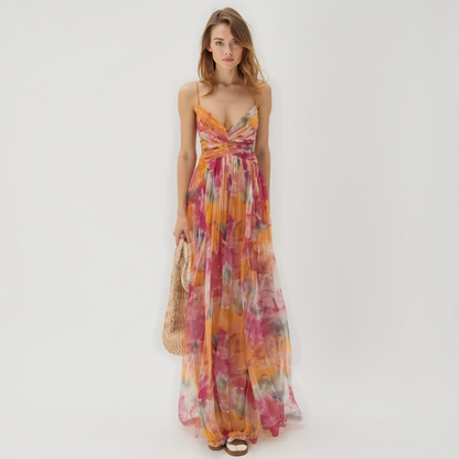 Giselle™ | Bezauberndes Maxikleid mit Blumenmuster