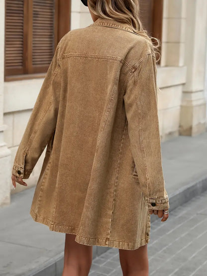 Tacie™ | Jeansjacke Mit Vordertaschen