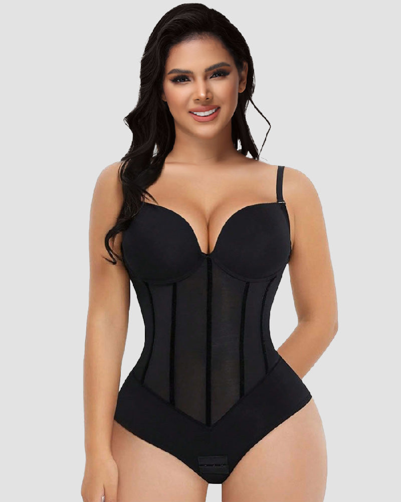 Tyros™ | Damen Mesh Korsett Bodysuit