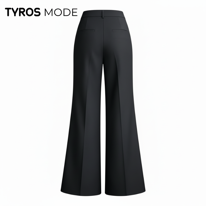 Elara™ | Weite Hose mit drapierten Falten - Weihnachtsrabatt 50 %