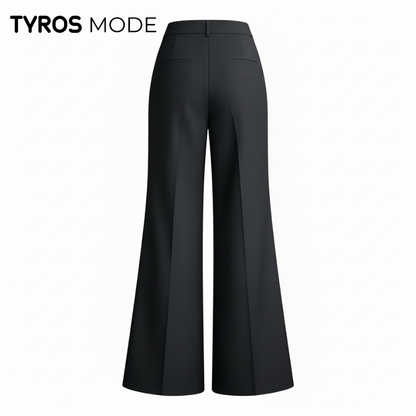 Elara™ | Weite Hose mit drapierten Falten - Weihnachtsrabatt 50 %