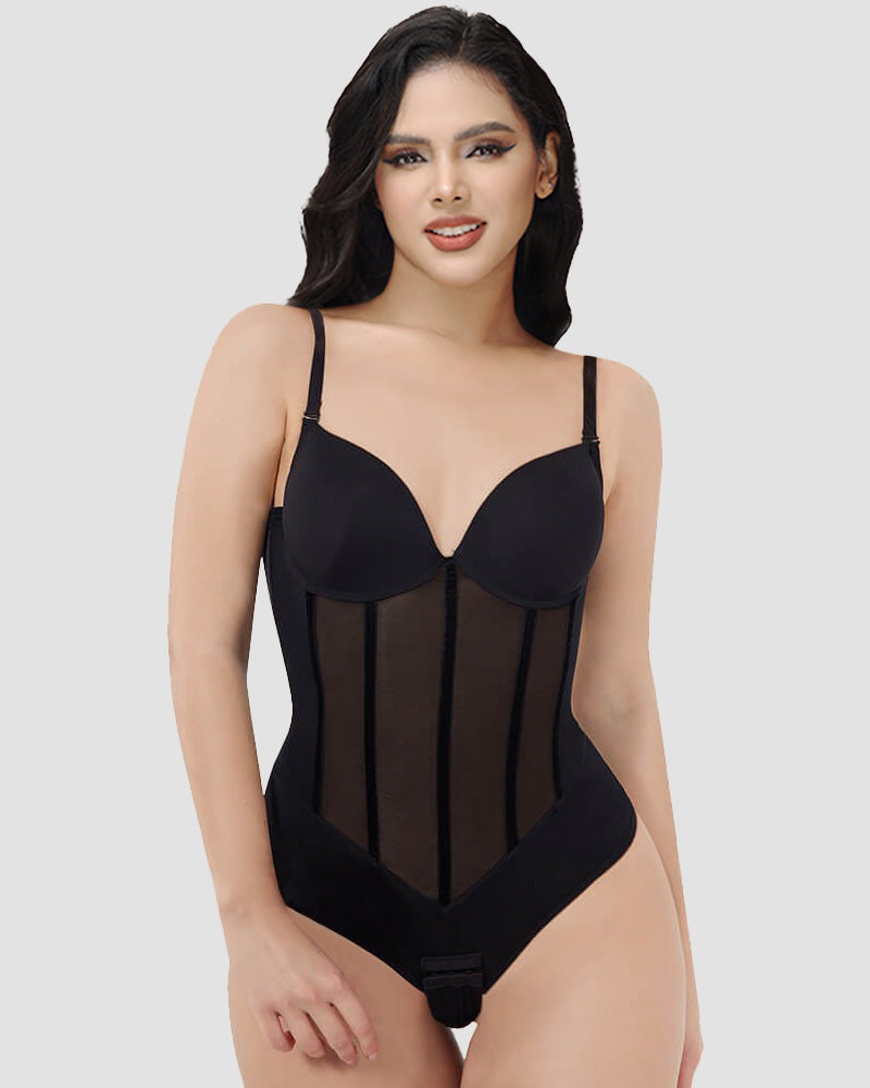 Tyros™ | Damen Mesh Korsett Bodysuit