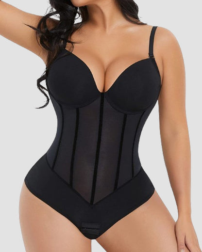 Tyros™ | Damen Mesh Korsett Bodysuit