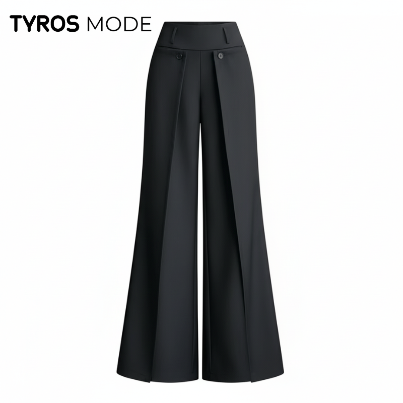 Elara™ | Weite Hose mit drapierten Falten - Weihnachtsrabatt 50 %