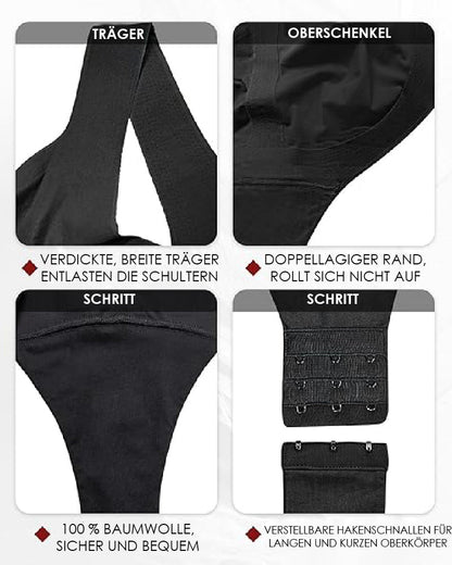 Tyros™ | Damen Bauchweg Body Sommer V-Ausschnitt