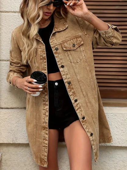 Tacie™ | Jeansjacke Mit Vordertaschen