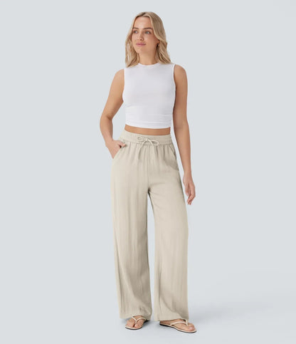 Zafeiria™ | Elegante Leinenhosen
