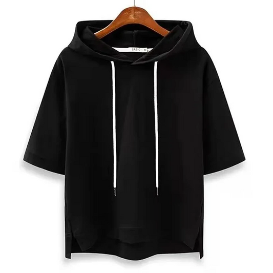 Angelita™ | Kapuzenpulli mit kurzen Ärmeln