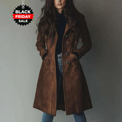 Adela™ | Eleganter langer Mantel  - Black Friday 70 % Rabatt