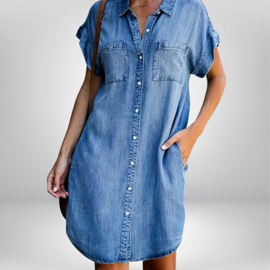 Agata™ | Lässiges Jeanskleid