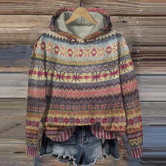 Annika™ | Ethnischer  Kapuzenpullover