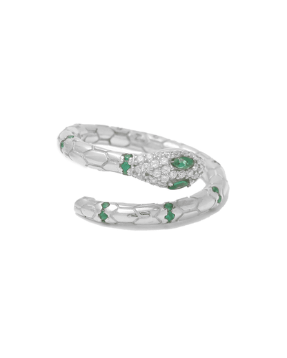 Tyros™ | Green Snaky Ring