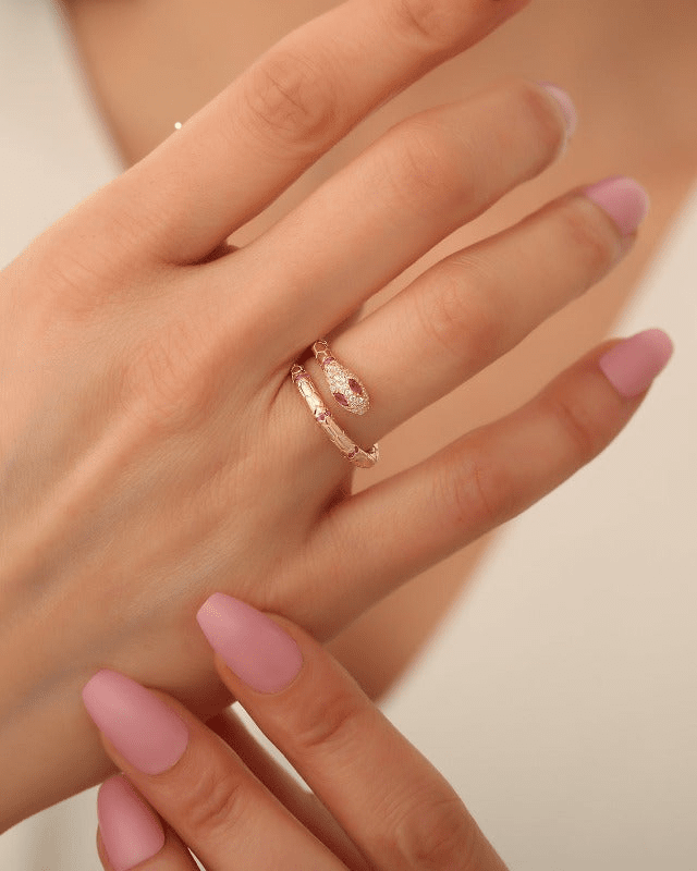 Tyros™ | Purple Snaky Ring