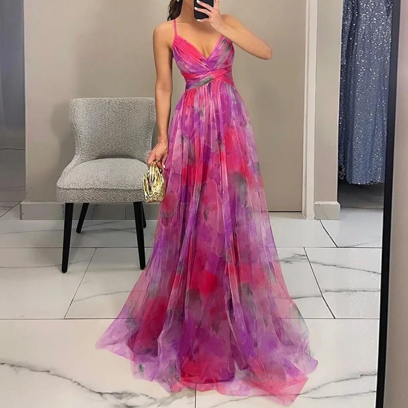Giselle™ | Bezauberndes Maxikleid mit Blumenmuster