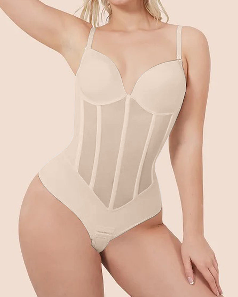 Tyros™ | Damen Mesh Korsett Bodysuit