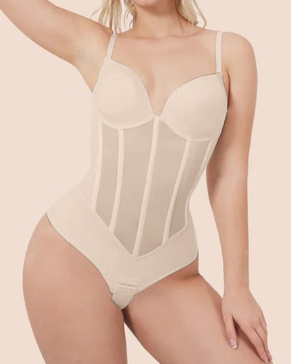 Tyros™ | Damen Mesh Korsett Bodysuit